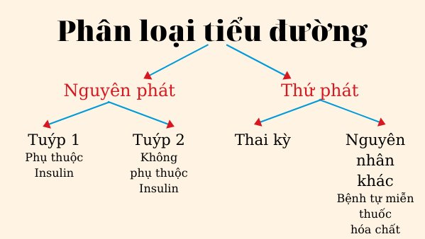 Đái tháo đường được phân loại như thế nào?